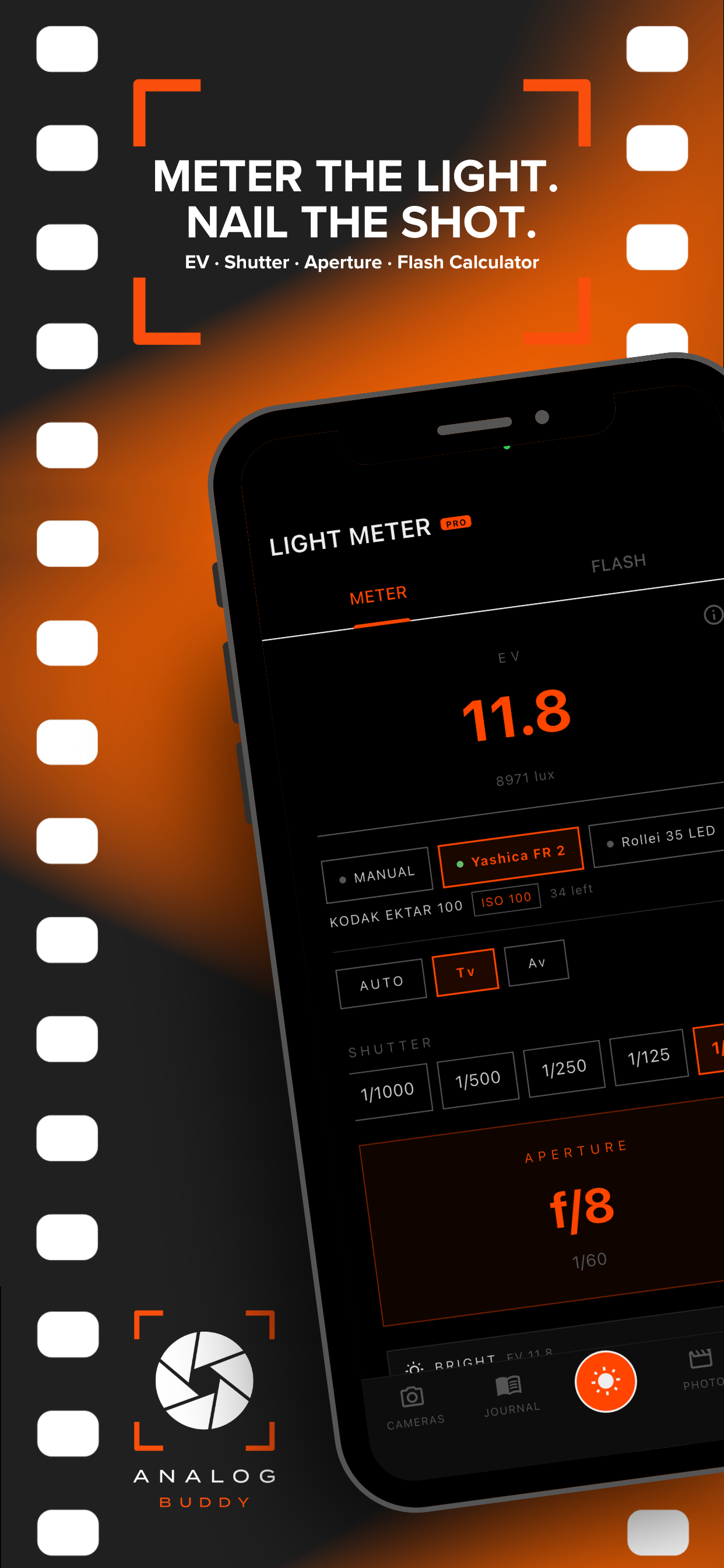 Light Meter & Flash Calculator